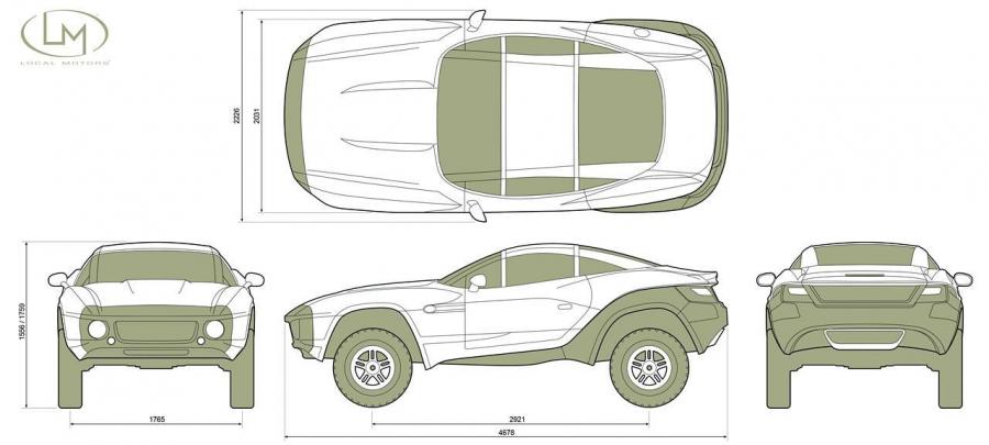 Схема Local Motors Rally Fighter 2010 года  (фото 60 из 128)
